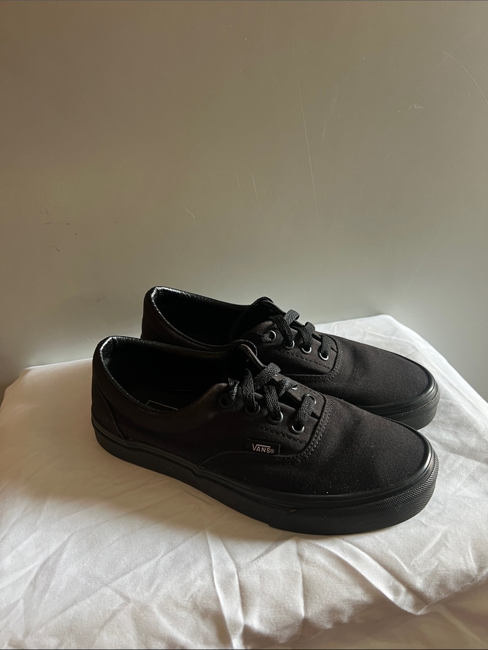 Vans Women’s Black Low-Top Canvas Sneakers
